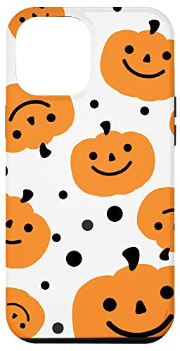iPhone 12 Pro Max Cute Little Smiling Orange Pumpkin Jack_O_Lantern Graphic Case