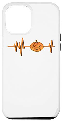 iPhone 12 Pro Max Funny Halloween Jack O Lantern Gift Pumpkin Heartbeat Case
