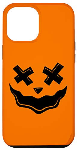 iPhone 12 Pro Max Halloween Spooky Jack O'Lantern Pumpkin Face Orange Case