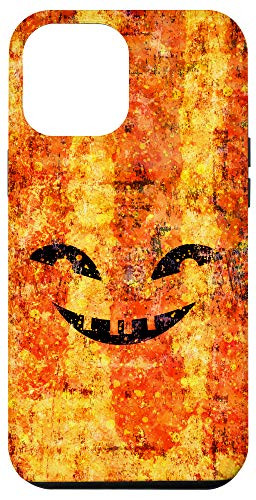 iPhone 12 Pro Max Happy Jack O'Lantern Pumpkin Face Orange Case