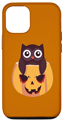 iPhone 12 12 Pro Cute Owl in a Jack O Lantern Case