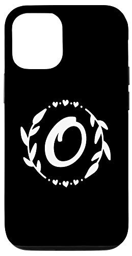 iPhone 12 12 Pro Letter O Monogram Initial Cute Personalized Letter Of Name Case