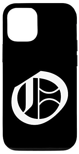 iPhone 12 12 Pro Old English Letter O Case