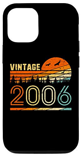 iPhone 12 12 Pro Vintage 2006 Retro 14th Birthday Gift Fun B_day 14 Years Old Case