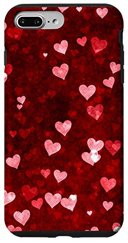 iPhone 7 Plus 8 Plus Hearts Pattern Valentine Day Case