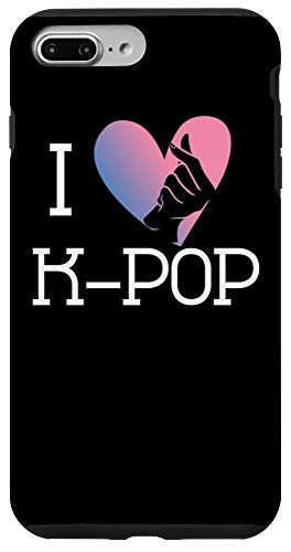 iPhone 7 Plus 8 Plus I Love K_Pop Finger Heart K_Pop Outfit K_Pop Gift KPop Case