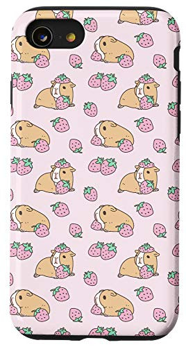 iPhone SE _2020_   7   8 Cute Guinea Pig with Strawberry Beret Case