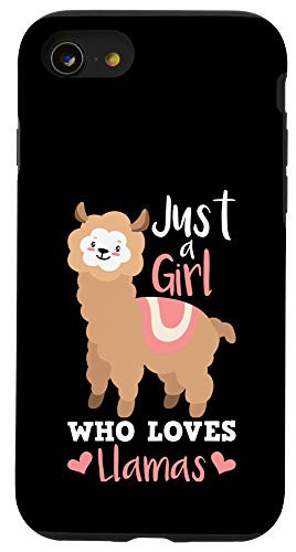 iPhone SE _2020_   7   8 Just a girl who loves Llamas Case