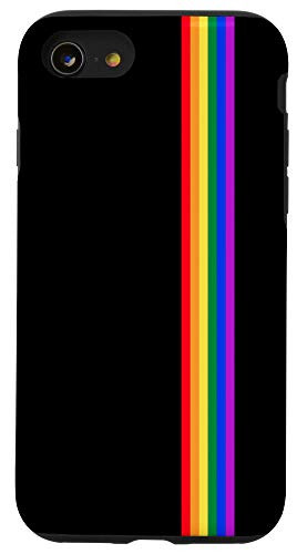 iPhone SE _2020_   7   8 Subtle Gay Pride Flag LGBT Rainbow Stripe Case