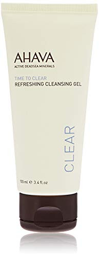 AHAVA Face Wash, Time to Clear, Refreshing Cleansing Gel, 3.4 Fl Oz
