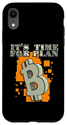 iPhone XR It's Time for Plan B Digital Cryptocurrency Gift Case