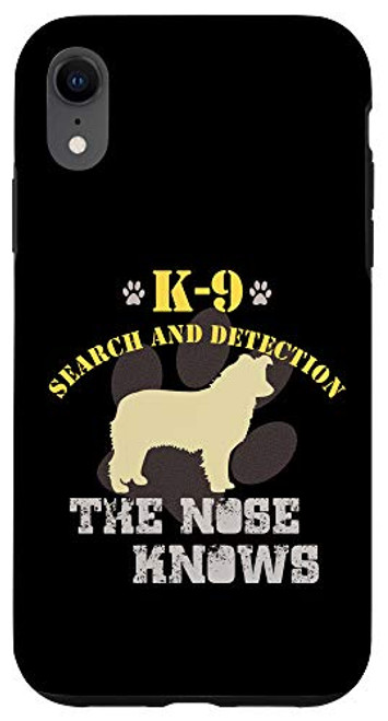 iPhone XR K9 Detection Dog Border Collie Sniffer Police Security K_9 Case