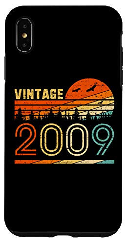 iPhone XS Max Vintage 2009 Retro 11th Birthday Gift Fun B_day 11 Years Old Case