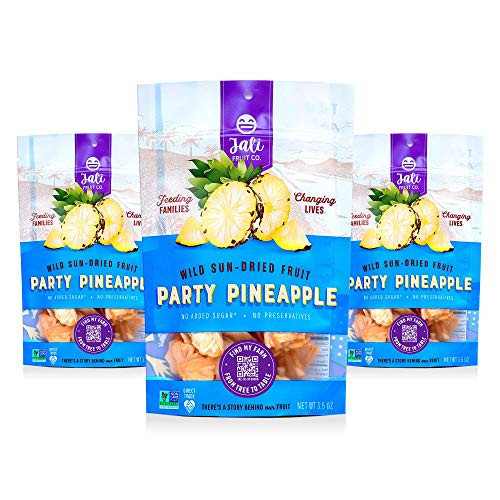 JALI FRUIT CO. _ Party Pineapple _ Sun Dried Fruit _ Dried Pineapple Slices _ Healthy Snacks For Adults _ Vegan Snacks _ Gluten Free Snacks _ Travel Snacks _ Dried Fruit No Sugar Added _ 3 Pack _3.5oz JALI FRUIT CO. _ Party Pineapple _ Sun Dried Fruit _ Dried Pineapple Slices _ Healthy Snacks For Adults _ Vegan Snacks _ Gluten Free Snacks _ Travel Snacks _ Dried Fruit No Sugar Added _ 3 Pack _3.5oz
