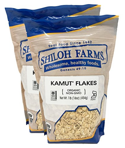 Shiloh Farms _ Organic Kamut Flakes_ 2 Packs _ 16 Ounce each