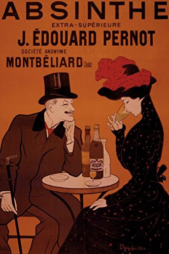 Leonetto Cappiello Absinthe J Edouard Pernot Vintage Advertising Print Cool Wall Art Laminated Dry Erase Sign Poster 24x36