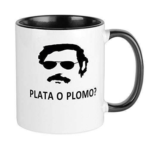 CafePress Plata O Plomo Mugs Unique Coffee Mug_ Coffee Cup