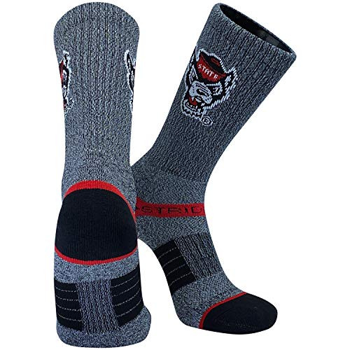 Strideline North Carolina State Wolfpack Granite NCAA Licensed Crew Socks
