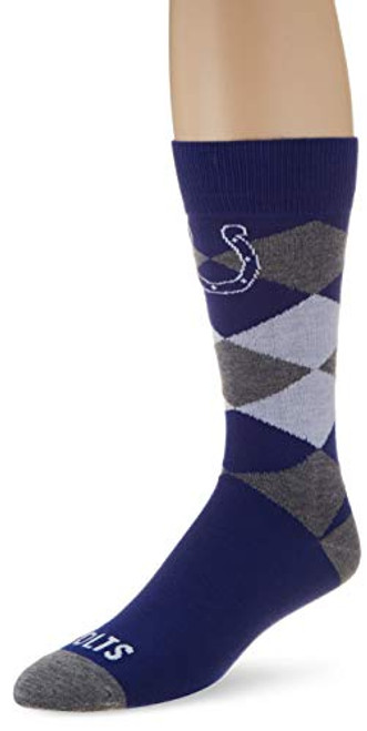 OTS NFL Indianapolis Colts Men's Blaine Dress Sock_ Team Color_ Large OTS NFL Indianapolis Colts Men's Blaine Dress Sock_ Team Color_ Large