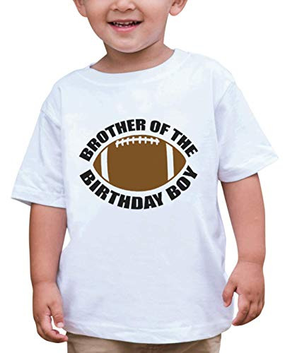 7 ate 9 Apparel Boy's Brother Football T_Shirt 4T White