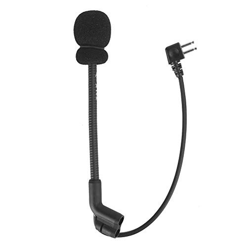 sjlerst Sturdy 2 Pin Microphone_ Long Service Life Headset Microphone_ for Peltor Comtac Comtac Ii Comtac Iii Armorwerx