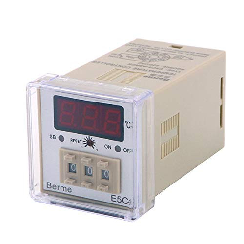 pedkit E5C4_A3RPK Digital Display Temperature Controller 0_399? K Type Temperature Regulator 220V _No bracket_