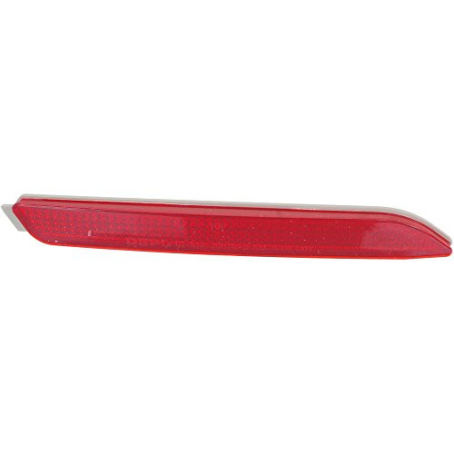 Bumper Reflector Compatible with Lexus RX300 99_03 GX470 03_09 IS F 08_14 Venza 09_16 Sienna 11_16 Avalon 13_16 Rear Right Side