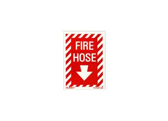 Fire Safety Sign Fire Hose with Arrow ESW_F_208