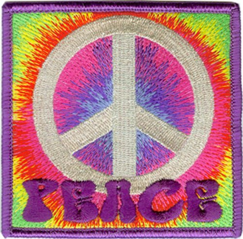 C and D Visionary Application Psychedelic Peace Patch