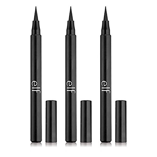 E.l.f. Studio Intense Ink Eyeliner in Blackest Black 0.088oz 2.5g_ 3 Pack