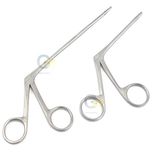 G.S 2 Hartman Alligator Ear Forceps Serrated 3.5'' 5.5'' ENT Instruments Best Quality