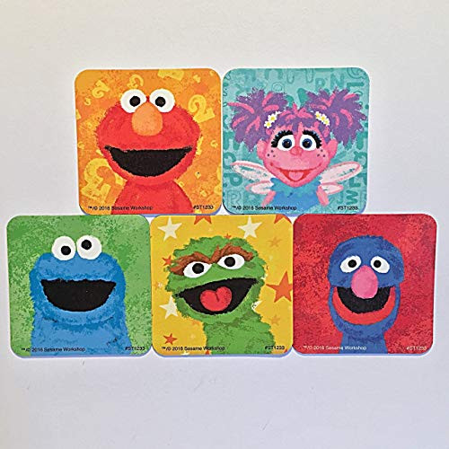 Sesame Street 5 Refrigerator Magnets_ Oscar Elmo Cookie Monster Grover