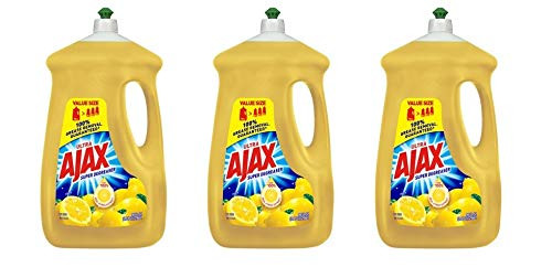 Ajax Super Degreaser Lemon Dishwashing Liquid_ 90 fl oz _Pack of 3_