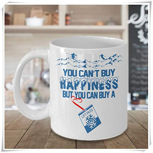 PerfectPrintedAQA _ Skiing Mug _ Snow Ski Decor _ Sports Mug _ Skier Gifts _ Perfect Fun Gift for Ski Lovers _ Winter Decor _B__ 11oz Ceramic Coffee Mug Cup Drinkware_ High Gloss
