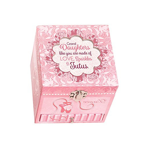 Cottage Garden Grand Daughters Made Of Love Pink Ballerina Musical Box Plays Tune Swan Lake