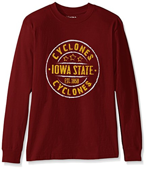 NCAA Iowa State Cyclones Youth Long Sleeve Tee_ Size 7 X_Small_ Cardinal NCAA Iowa State Cyclones Youth Long Sleeve Tee_ Size 7 X_Small_ Cardinal
