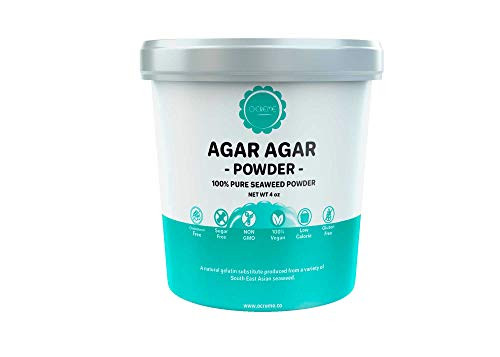 O'Creme Agar Agar Gelatin_Substitute Powder_ 4 Ounce