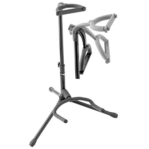 Stagg SG_A100 P BK Tripod Guitar Stand with Folding Head  and  Legs _ Black