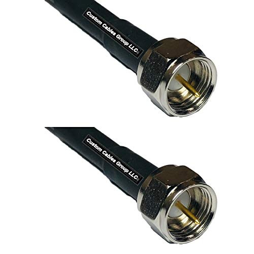 6 feet RG58 F Male to F Male RF Pigtail Coaxial Cable