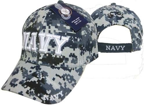 K's Novelties U.S. Navy Veteran 3D Letters Digital Camo ACU Embroidered Cap Hat _Licensed_ K's Novelties U.S. Navy Veteran 3D Letters Digital Camo ACU Embroidered Cap Hat _Licensed_
