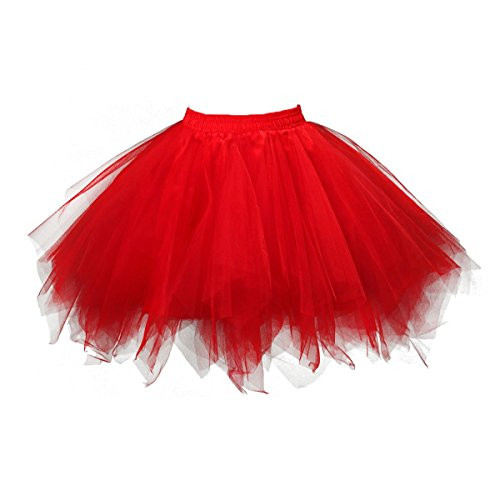 Big Girls Tutu Skirts Layered Tulle Princess Dresses Sparkle Halloween Tutu Red Big Girls Tutu Skirts Layered Tulle Princess Dresses Sparkle Halloween Tutu Red