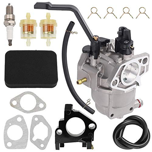 HONEYRAIN 0J58620157 Carburetor Kit for Generac GP5000 GP5500 GP6500 GP6500E GP7500E 389cc 8125W Jingke Huayi Kinzo Ruixing 13HP 14HP 15HP 16HP 188F 190F Portable Generator