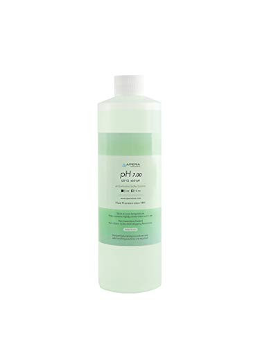 Apera Instruments pH 7.00 Standard Buffer Solution for pH Calibration_ 8 oz. Bottle_ NIST Traceable_ Green _AI1101_