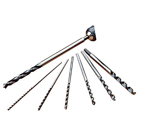 MLCS 9150 12-Inch Extra Long Brad Point Drill Bit Set, 7-Piece