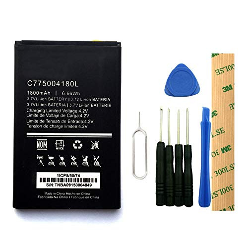 for BLU Studio 5.0 C CE D536X  D536U Replacement Battery C775004180L Free Adhesive Tool