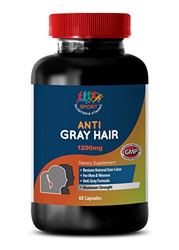 Rejuvenation for Ladies _ Anti_Gray Hair 1200MG _ Nettle and Horsetail _ 1 Bottle _60 Capsules_