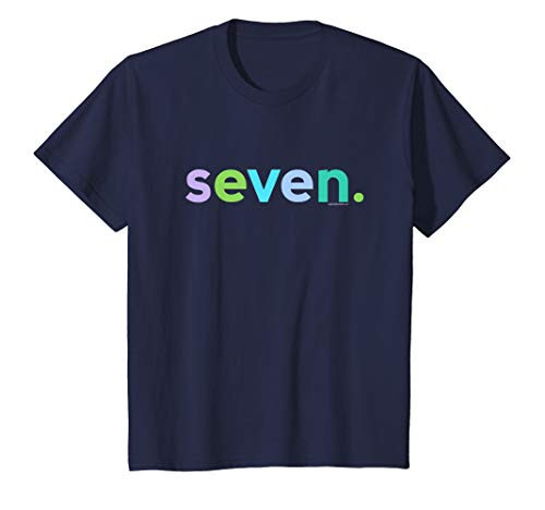 Kids 7th Birthday Shirt Girl 7 Year Old Seven _ Gift Ideas Age 7 T_Shirt