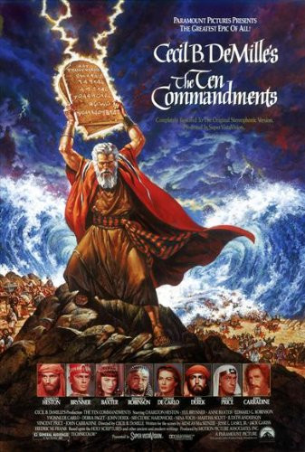 The Ten Commandments Poster Movie _27 x 40 Inches _ 69cm x 102cm_ _1956_ _Style B_