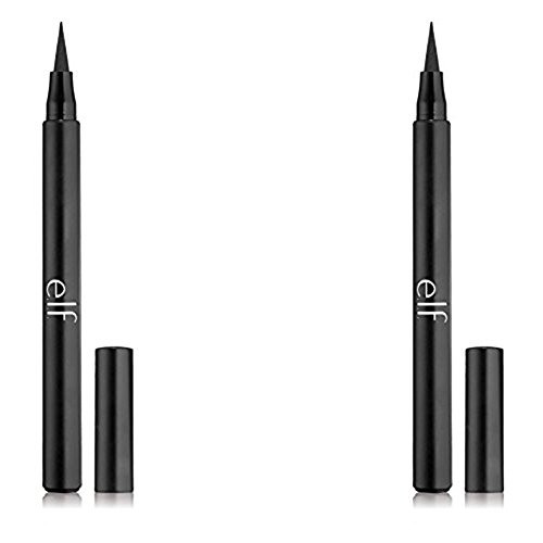 E.l.f. Studio Intense Ink Eyeliner in Blackest Black 0.088oz 2.5g_ 2 Pack