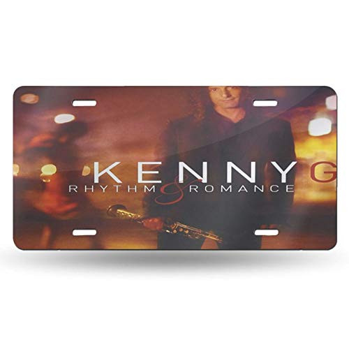 YfhYdvbRL Kenny G _ Rhythm  and  Romance License Plate 6 X 12 inch Aluminum Novelty License Plate Retro License Plates